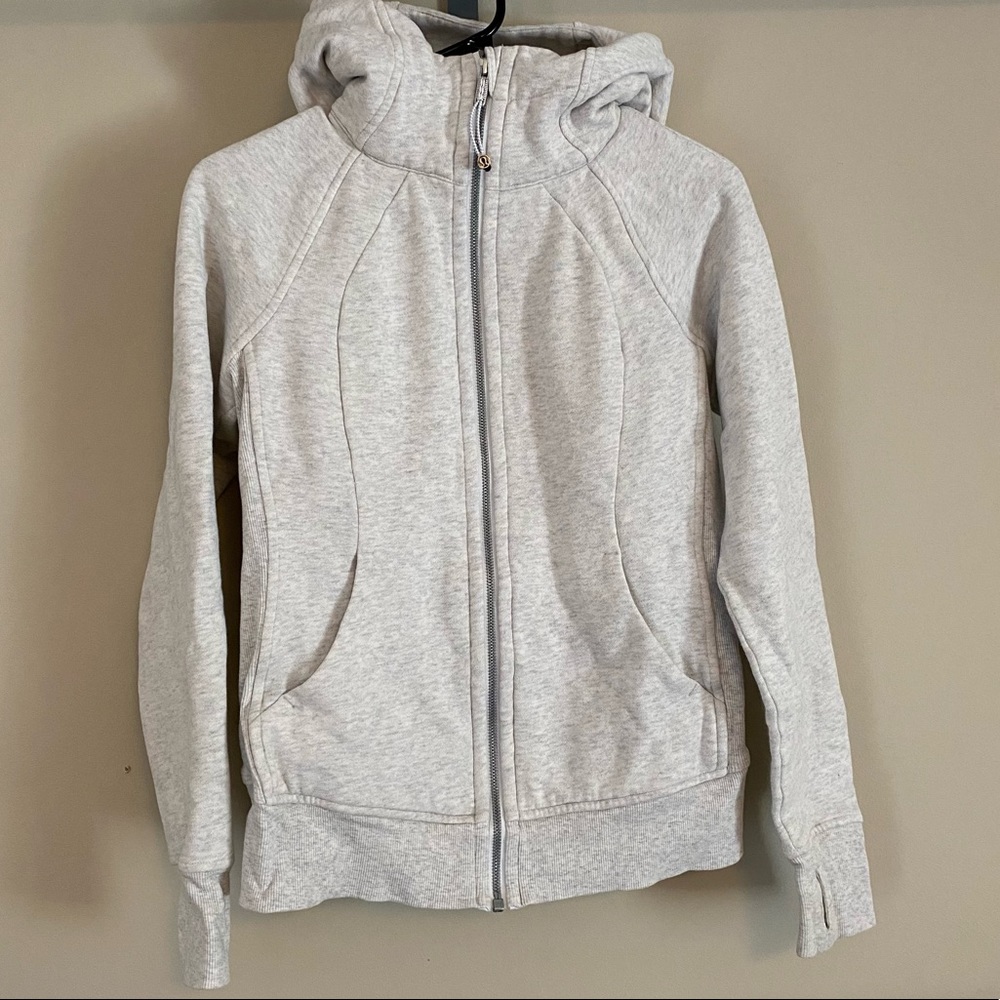Gray Lululemon Scuba Hoodie